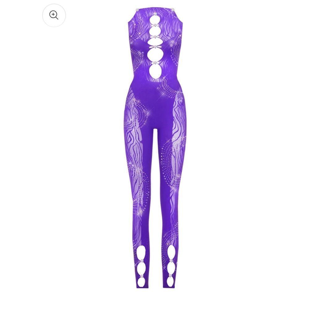 Poster Girl Rhinestoned Janice Jumpsuit
